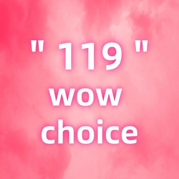 "119" LIVE ITEM SELECT